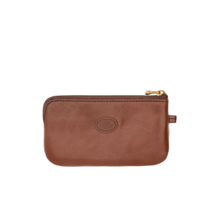01101801 Portachiavi in pelle The Bridge con zip, semplice ed elegante.