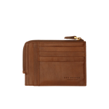 01221601 Portacarte in pelle con zip