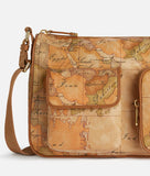 S011 Geo Soft borsa a tracolla con tasche