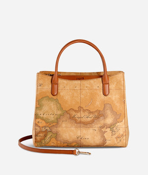 E004 Geo Classic borsa a mano grande con tracolla