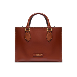 04100601 Borsa a mano in pelle con tracolla removibile