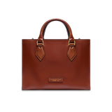 04100601 Borsa a mano in pelle con tracolla removibile