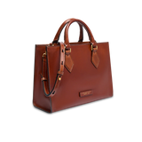 04100601 Borsa a mano in pelle con tracolla removibile