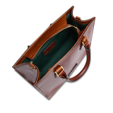 04100601 Borsa a mano in pelle con tracolla removibile