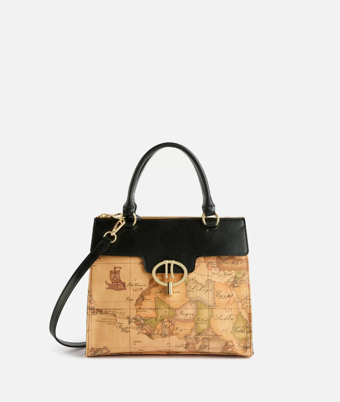 LB67 Around Geo borsa a mano con tracolla Nera