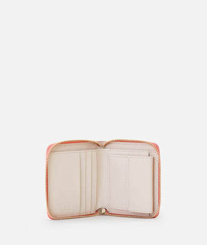 PO32 Geo Magnolia portafoglio zip around piccolo Rosa