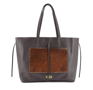 Shopping Quattro Lacci Labiena 1856 pelle con tasca cavallino