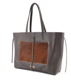 Shopping Quattro Lacci Labiena 1856 pelle con tasca cavallino