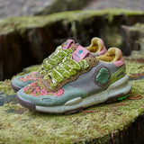 Chacrona Suede Kilim Green