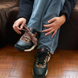 Chacrona Suede black leopard