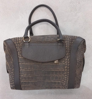 N44P BORSA  A MANO CAMOSCIO