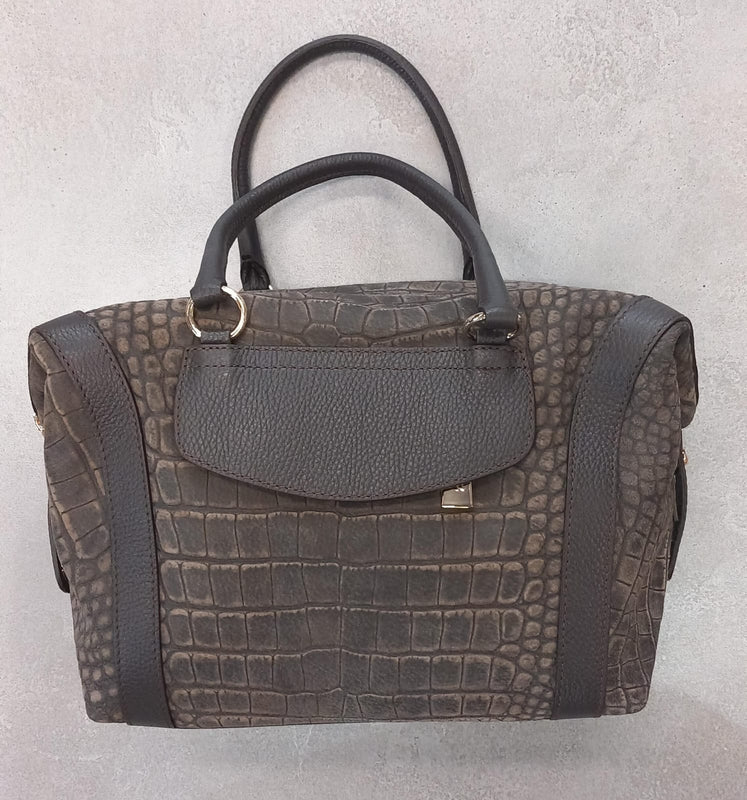 N44P BORSA  A MANO CAMOSCIO