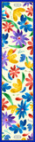 Sciarpa floral seta