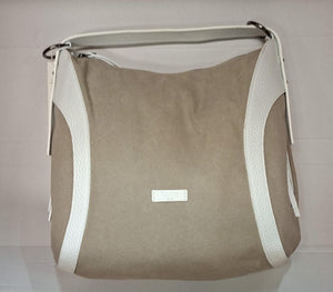 S243G BORSA CANVAS PELLE