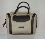 S244P BORSA CANVAS PELLE