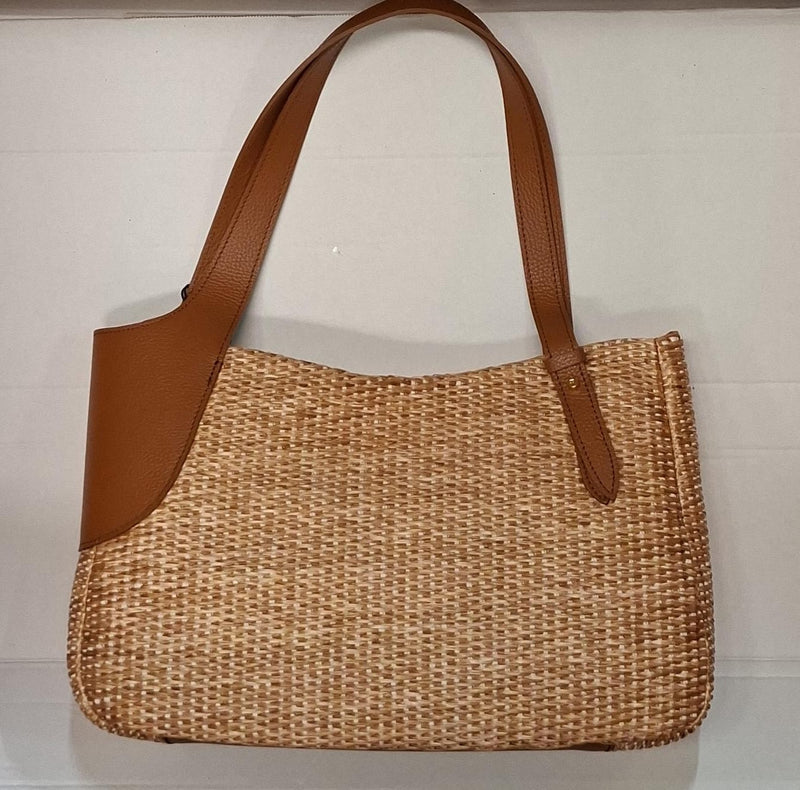 PA257 BORSA INTRECCIATA PAGLIA