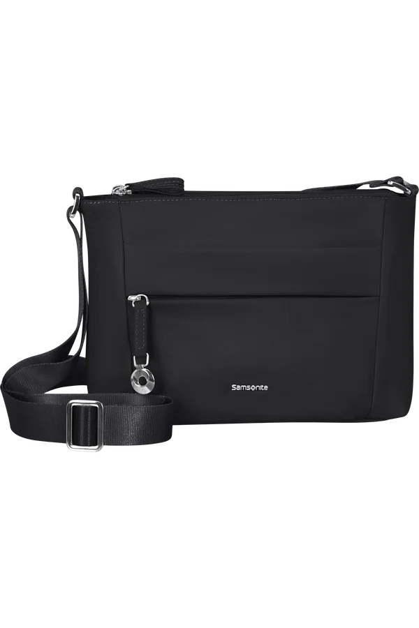 KPO09007 HORIZ SHOULDER BAG NERO