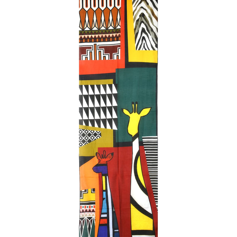 Sciarpa Giraffe "80% Cotone 20% Seta"