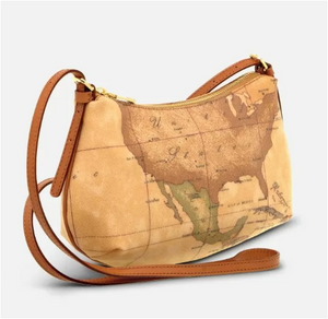 D067 Geo Classic Borsa mini a tracolla con zip