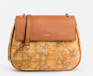 Geo Classic Borsa mini con battente in pelle
