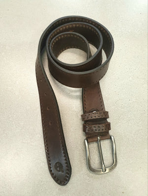 CINTURA DA UOMO IN PELLE GOFFRATA